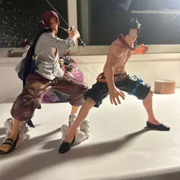 원피스 샹크스 에이스 피규어 세트