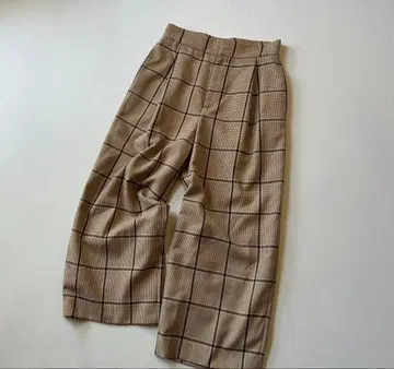 Ballsey 보르지 울 혼방 체크 팬츠