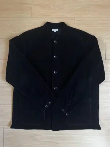 [ 스티븐 알란 ] 코듀로이 노카라 자켓 블랙