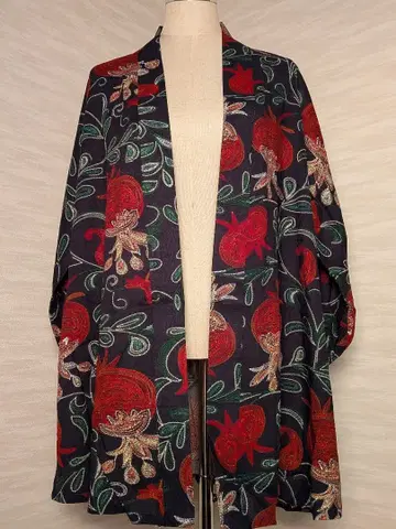 꽃무늬 자수 수자니 자켓