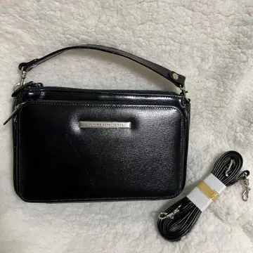 [ HIROKO KOSHINO ] 2wey 백 블랙 숄더 클러치