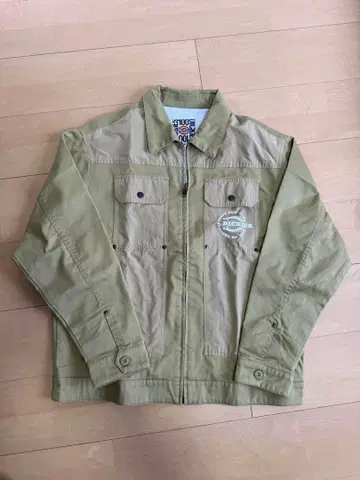 Dickies 카키 밀리터리 자켓 집업 M