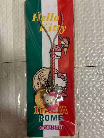 헬로키티 이탈리아 로마 스트랩 지역 한정 키티