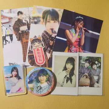 무지개콘 나카무라 아카리 과거 폴라로이드 굿즈 세트