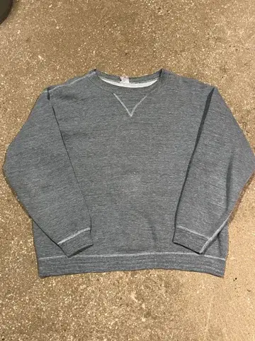 40s 50s 러셀 앞V 빈티지 맨투맨