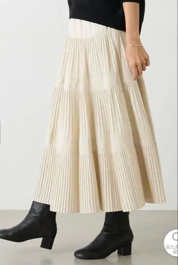 비어즐리 beardsley 플리츠 캉캉 스커트