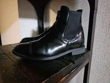 썬더스 밀리터리 사이드 고어 부츠 첼시 부츠 6.5