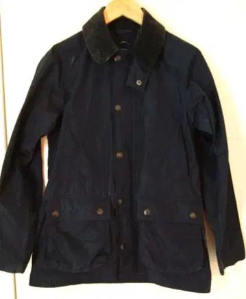 바버 나일론 자켓 네이비