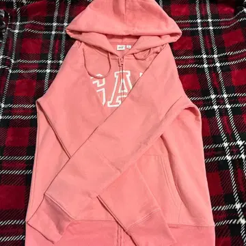 GAP 핑크 풀 집업 후드티