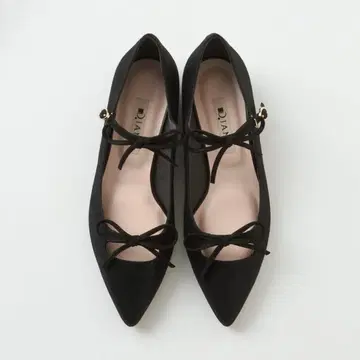 24.5cm 다이애나 더블 리본 스트랩 신발