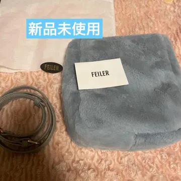 [ 미사용 새상품 ] FEILER 라브라리 인조 모피 숄더백