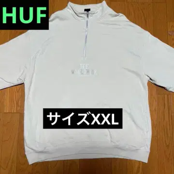 HUF 하프 지퍼 맨투맨 XXL