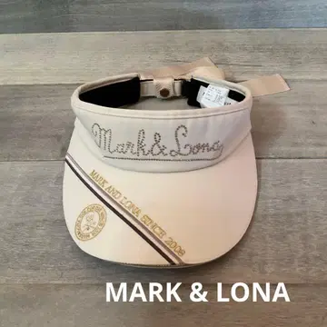 새상품급 Mark & Lona 바이저 리본 큐빅 2024