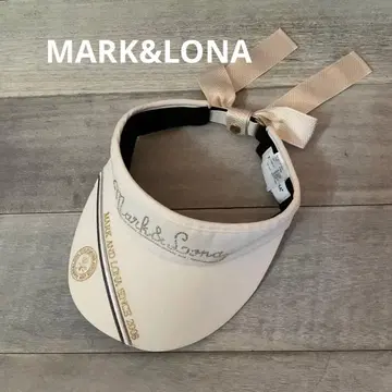 새상품급 Mark & Lona 바이저 리본 큐빅 2024