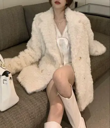 DIAVEL 에코 퍼 자켓/코트