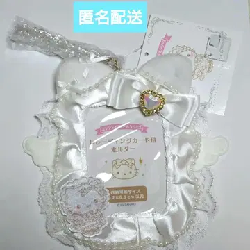 산리오 호에 조이 아이돌 시리즈 카드용 홀더 순백천사 헬로키티