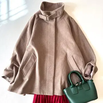 [ 상태 좋음 ] 저널 스탠다드 울 텐트 코트 그레이지 계열