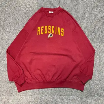 NFL REDSKINS 맨투맨 트레이닝복 오버 사이즈 버건디