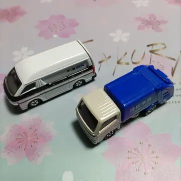 토미카 ALSOK 쓰레기 수거차 세트