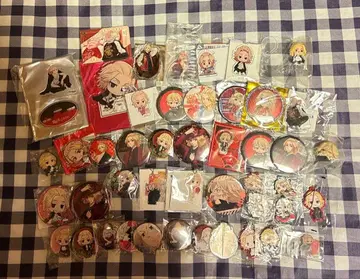 도쿄 리벤저스 사노 만지로 마이키 묶음 판매 아크릴 스탠드 캔뱃지 46점