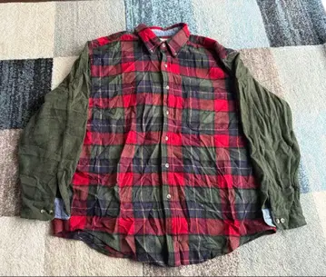 Eddie Bauer 체크 플란넬 셔츠 XL 90s