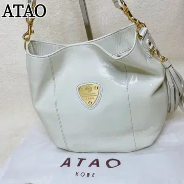 컨디션 최상 미사용급 ATAO 아타오 캔디백 원숄더 우에토 아야 화이트