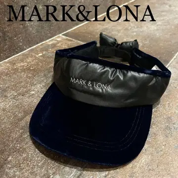 MARK&LONA 선바이저 리본 스컬 로고 여성용 골프