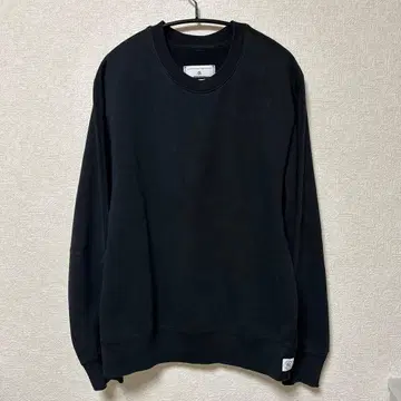 REIGNING CHAMP 블랙 맨투맨 S 사이즈