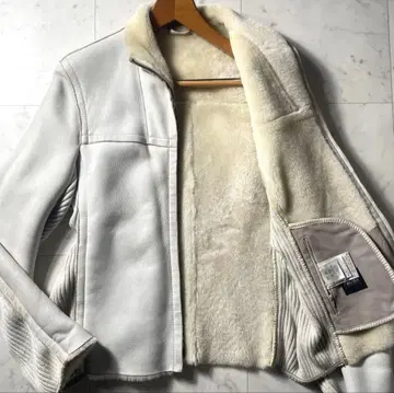 고급 램 가죽 무스탕 휴고보스 HUGO BOSS 양가죽 천연 가죽 XL