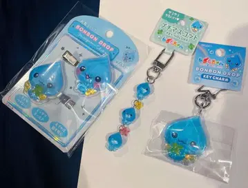 시즈쿠짱 키링 모자 꽁지 드롭 세트