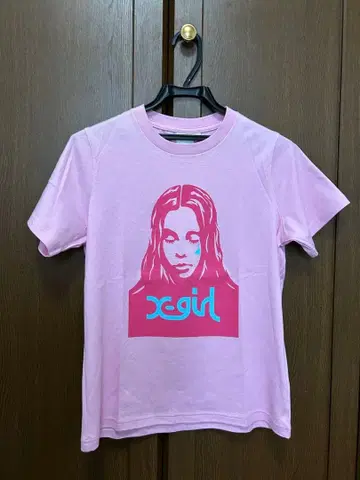 [ 새상품 ] x-girl 핑크 T셔츠 S사이즈