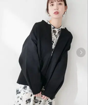 아우터 내추럴 꾸뛰르 자켓 블랙