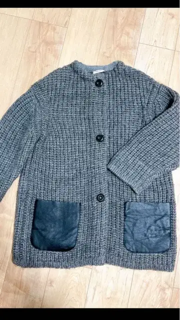 ADORE 그레이 리브 가디건