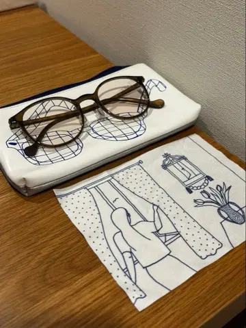 JINS MARIANNE HALLBERG 도수 없음 컬러 렌즈 베이지