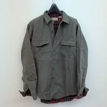LLBEAN 1980년대 플란넬 안감 허리케인 셔츠 미국제
