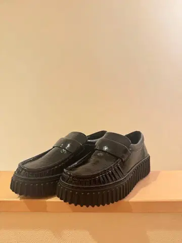 Clarks Torhill Mocc 블랙 페이턴트