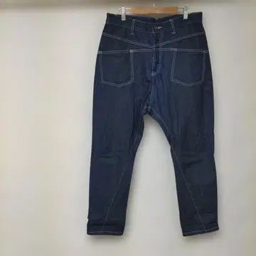 mili mili 사루엘 데님 팬츠 L size 인디고