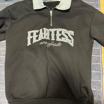 앵커 스미스 블랙 맨투맨 지퍼 포함