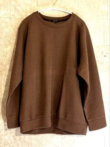 새상품급 PLST 라운드넥 트레이닝복 브라운