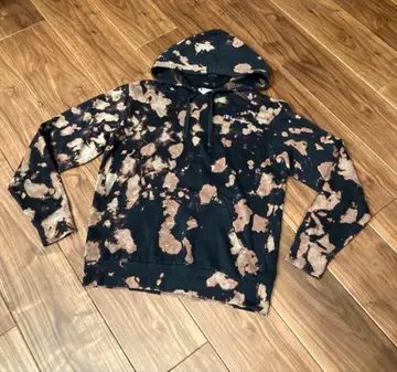 Champion 타이 다이 후드티 후드 부착