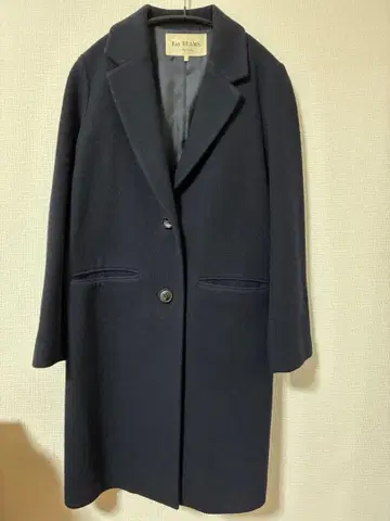 Ray BEAMS 네이비 롱 코트