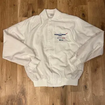 USA제 바시티 자켓 M 사이즈 백 프린트 빈티지