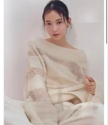 Andequal 안드콜 sheer pattern 니트