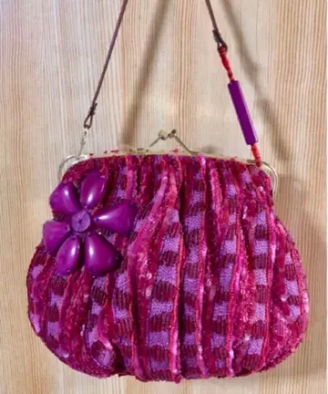 자망 퓨에쉬 비즈 백 미사용 새상품