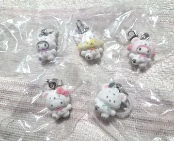산리오 메지루시 액세서리 복슬복슬 스노우 쿠로미 마이멜로디 포차코 5
