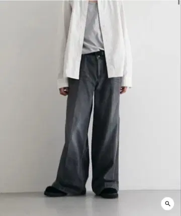 neonsign drill wide denim pants v1.6