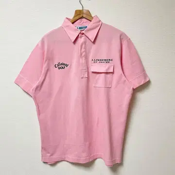 J.LINDEBERG 골프웨어 반팔 피케 셔츠 L