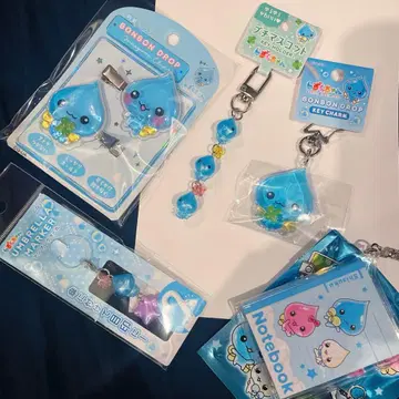 물방울쨩 키링 굿즈 세트