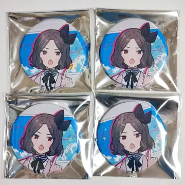 걸즈밴드 클라이 극장판 총집편 후편 캔뱃지 4개 세트 에비즈카 토모