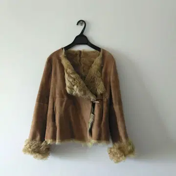 perle peche 리얼 무스탕 자켓 코트 램 가죽